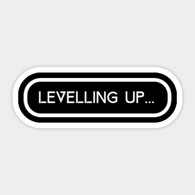 Levelling Up Sticker by Zainmo